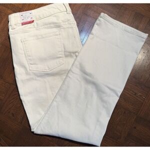 Talbots High Waist Curvy Straight Leg Jeans Womens 16P minimal casual classic